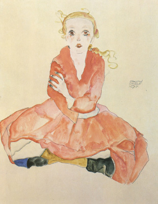 Seated Girl Facing Front (mk12)